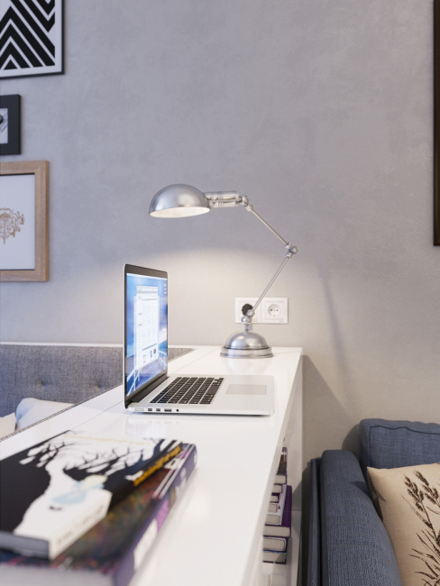 Metallversion mit flexiblem Bein