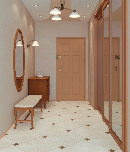 Плочки на пода в коридора (245+ снимки) - Как да изберем и сложим? Модерни и красиви опции