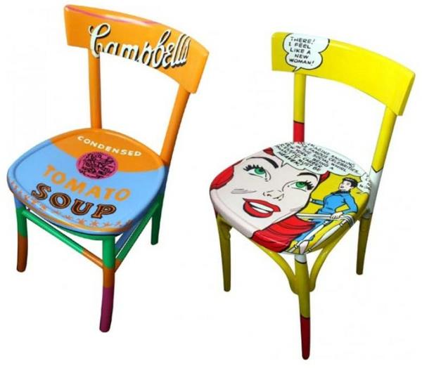 pop art propose des chaises design pop art