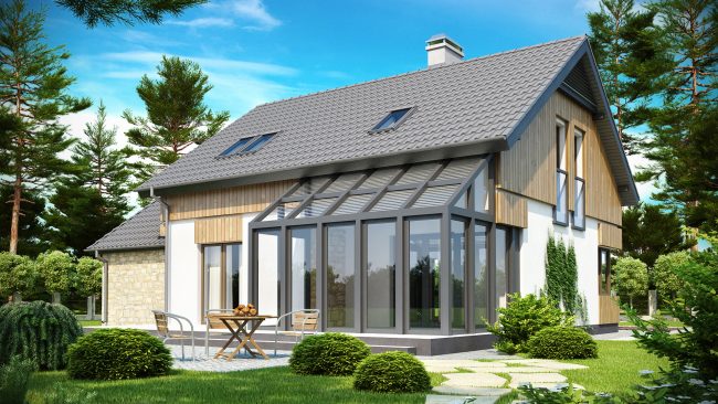 Vor dem Bau einer Polycarbonat-Veranda muss ein Projekt für die zukünftige Struktur erstellt werden