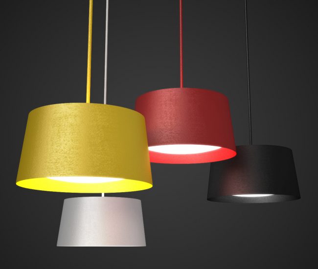 Обемни модели на италиански висящи светлини Foscarini, които могат да бъдат