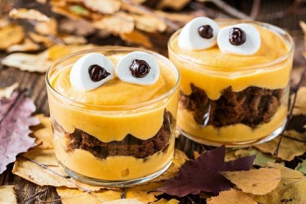 pomysły na pudding jako przekąskę na halloween