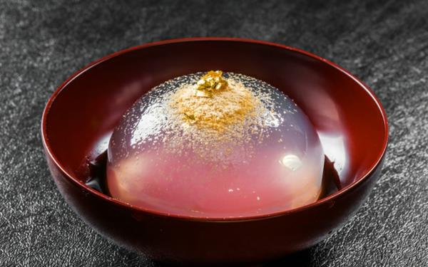 gâteau aux gouttes de pluie wagashi bonbons japonais