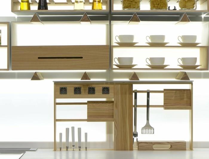 systèmes d'étagères idées de cuisine de salon étagères
