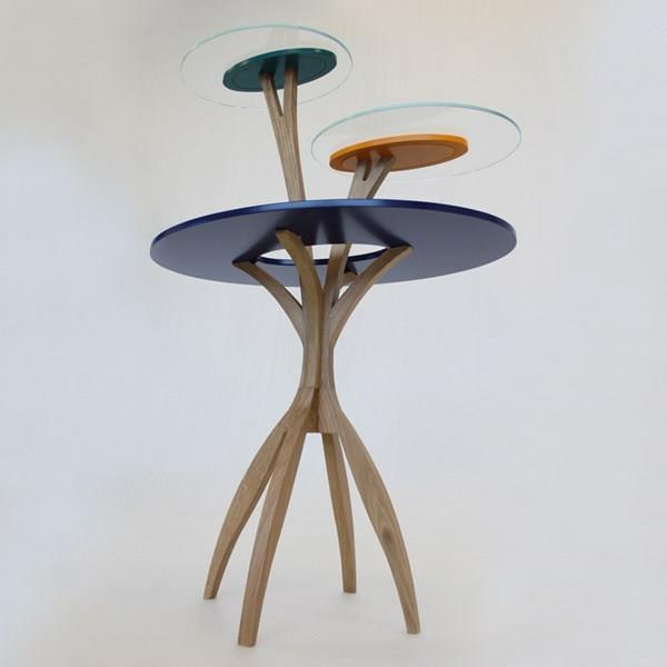 regulowane blaty drewniana podstawa stołu w stylu art deco stoliki kawowe,