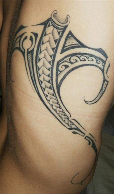 Idées de tatouage maori à motif de galuchat