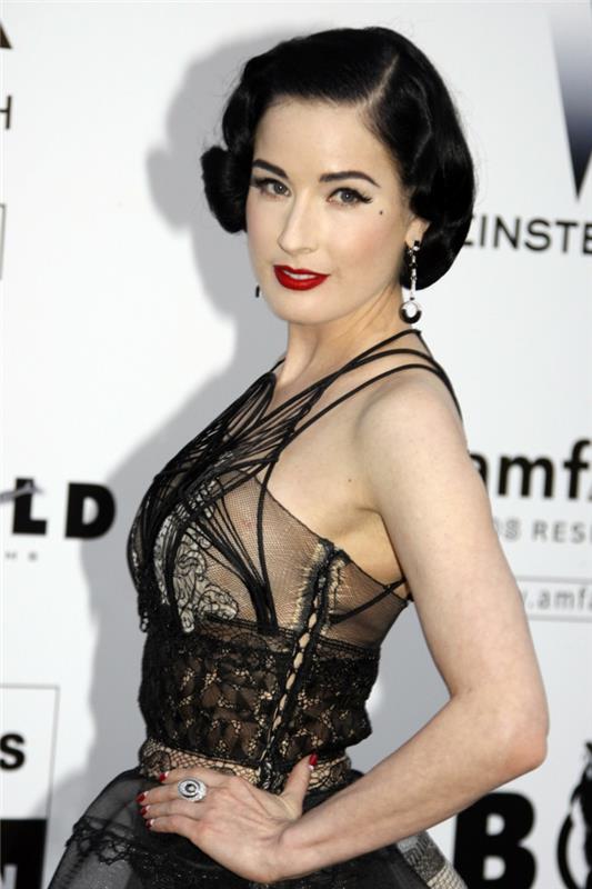 coiffures rockabilly femmes brunes cheveux courts stars