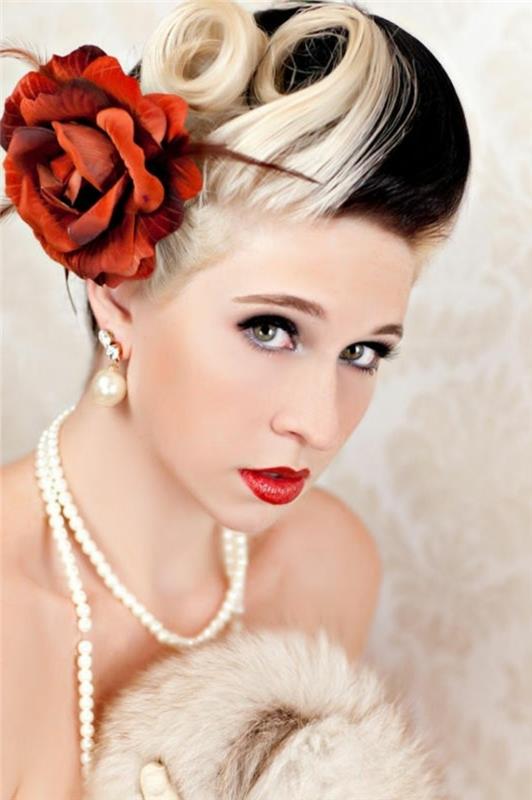 coiffures rockabilly les femmes ont tendance à être rétro épinglées