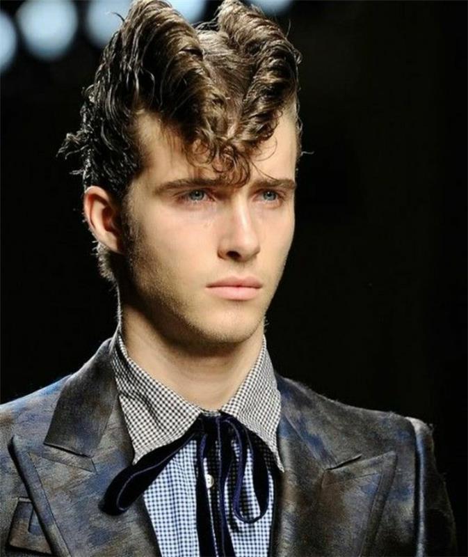 rockabilly men 50s style coiffure cheveux courts