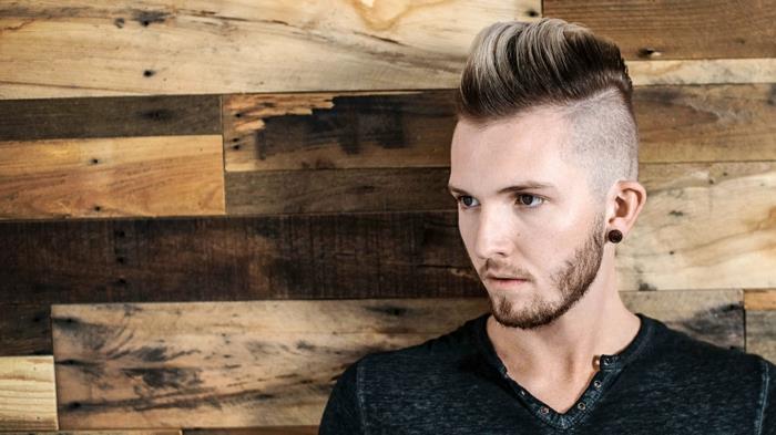coiffure rockabilly hommes coiffure syle rétro