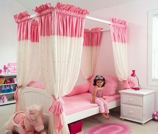 różowa sypialnia pokój dziewczynki