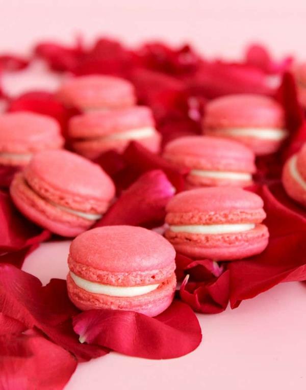 macarons français rouges