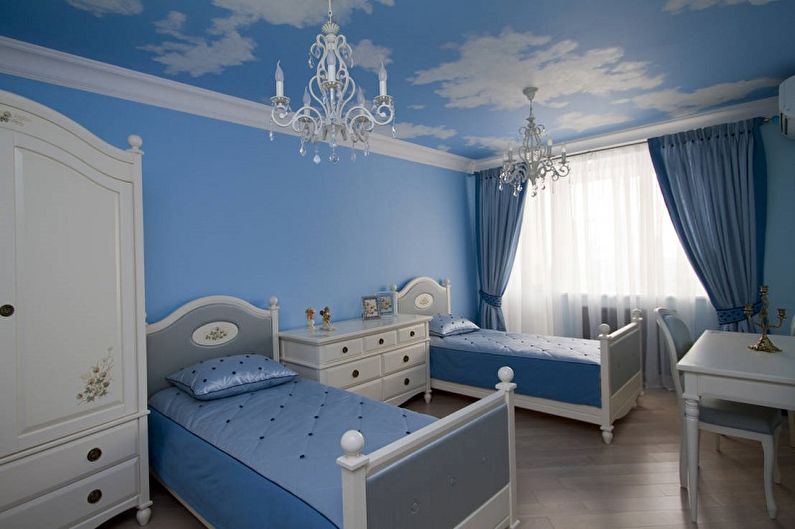 S jakými barvami odpovídá modrá - design dětského pokoje