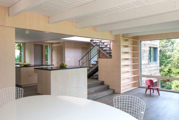 appartement rénové chic salle à manger écologique salle à manger