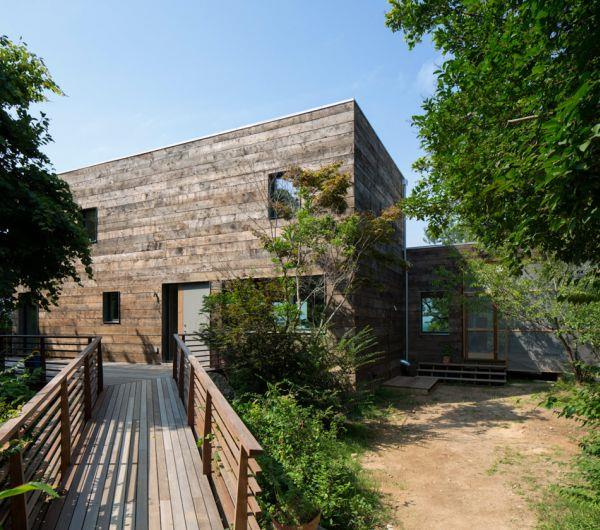 appartement rénové chic respectueux de l'environnement structure bois
