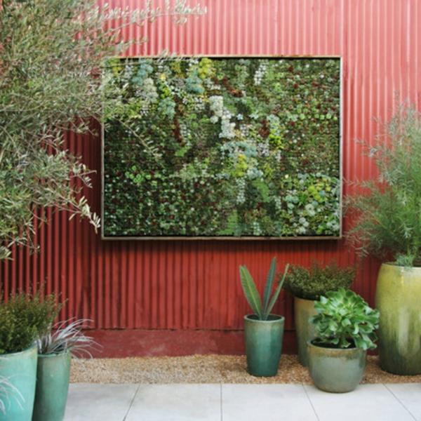 idées chics pour les jardinières vivantes décoration murale