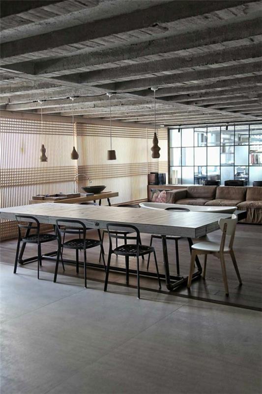 lampes suspendues de salle à manger loft chic et studio de design