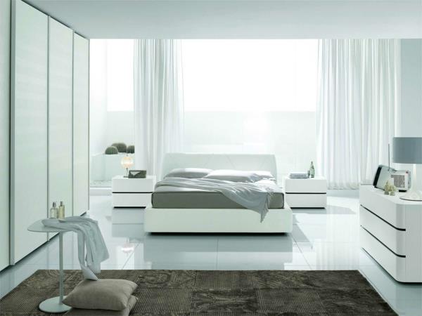sypialnia całkowicie tanie nowoczesne łóżko designerskie
