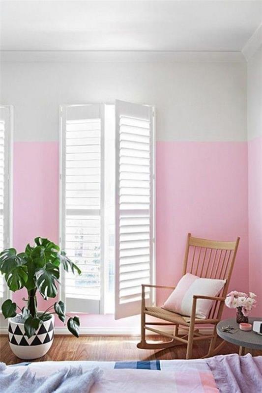 couleur des murs de la chambre rose créer une chambre romantique