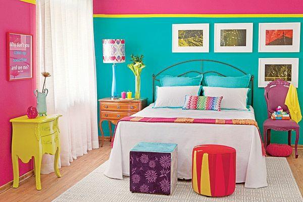 Sypialnia projekt ściany kolorowe pomysły zdjęcia