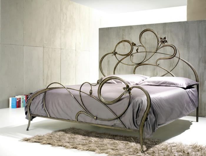 łóżko z kutego żelaza anemone model idfdesign com