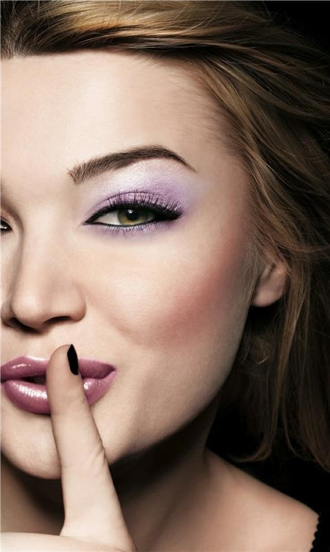 conseils de maquillage yeux maquillage fard à paupières violet