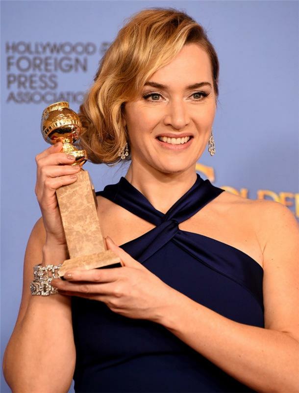 belles robes de soirée Golden Globes 2016 Kate Winslet