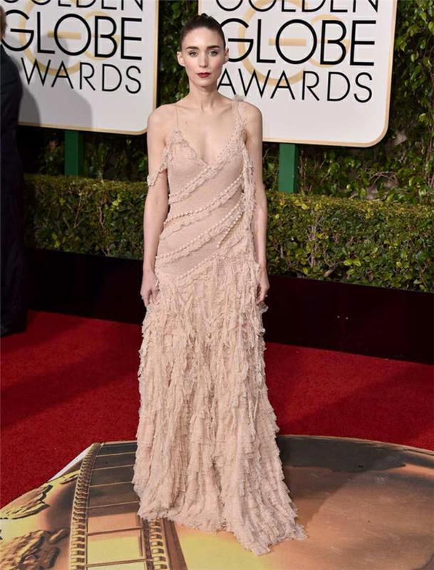 belles robes de soirée Golden Globes 2016 rooney mara almcq