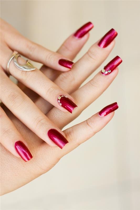 dessins d'ongles ongles rouges beaux ongles