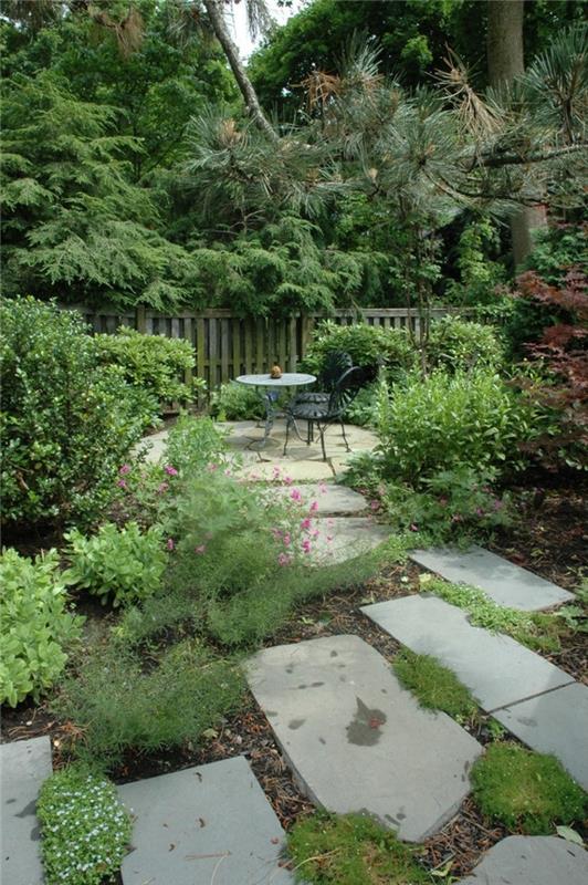 piękne pomysły na ogród ogrodzenie ogrodowe wykonane z palet na podwórku
