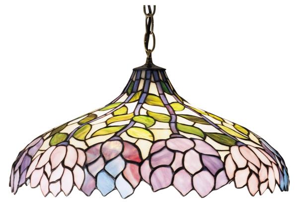 piękna lampa wisząca kolorowy abażur piękne pomysły na życie