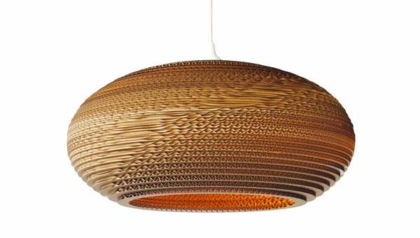 beau design de lampe suspendue grand abat-jour