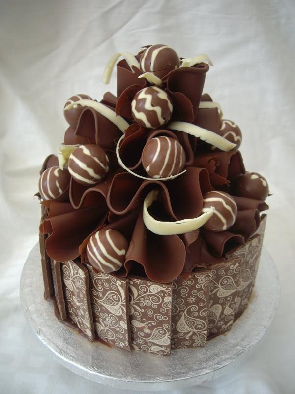 Gâteau au chocolat décorer les desserts au chocolat