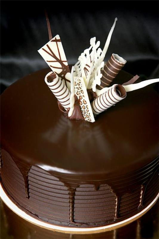 ciasto czekoladowe bułki z białej czekolady