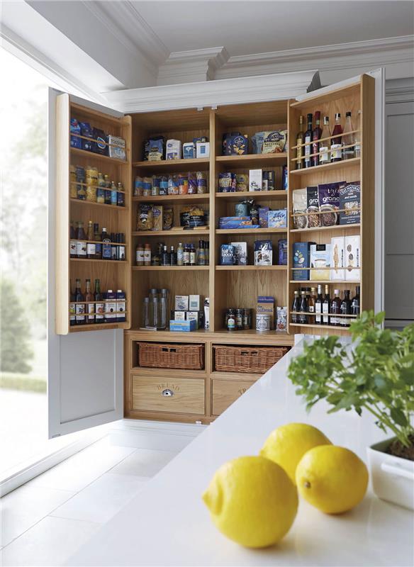 placard et cellier citron cuisine