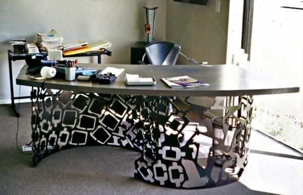 projekt biurka z metalu z tworzywa sztucznego,