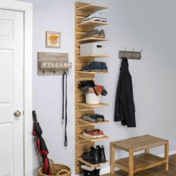 zbuduj swój własny stojak na buty przechowuj swój własny zbuduj własną drewnianą półkę