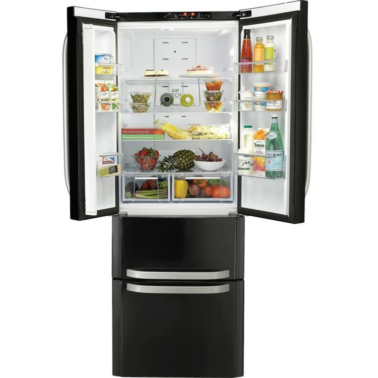 réfrigérateur congélateur côte à côte noir réfrigérateurs américains
