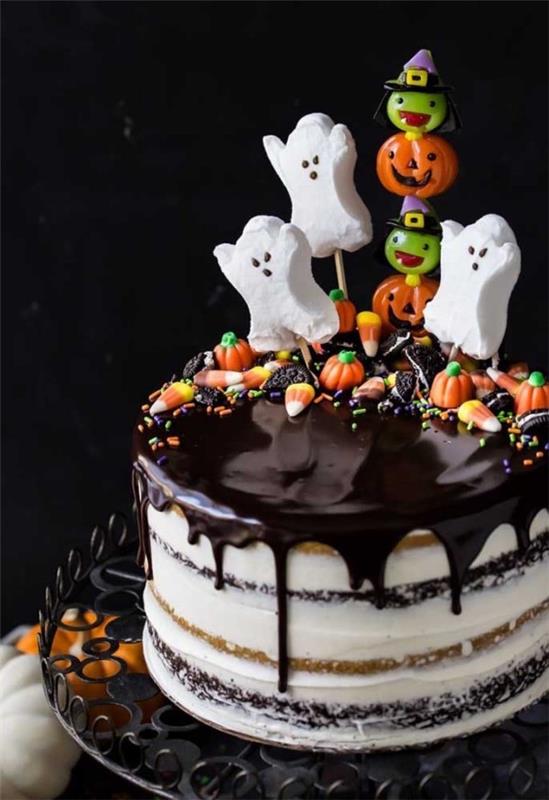 bardzo smaczna glazura - ciasto na Halloween