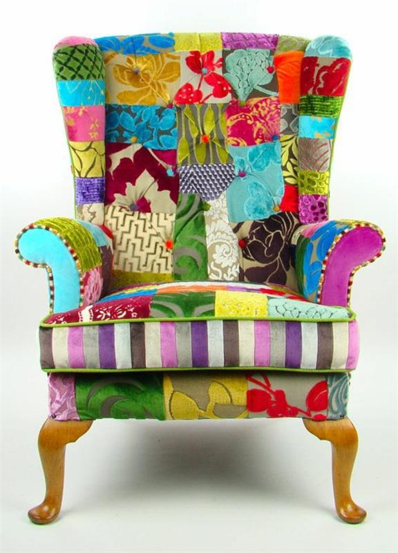 kolorowy fotel Justina Design piękne pomysły na życie