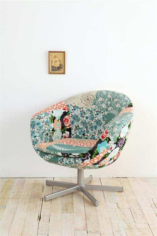 fotel kolorowy design piękne pomysły na życie