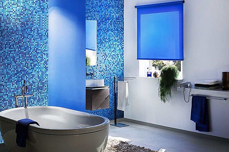 الحمام الأزرق: 75 فكرة تصميم (صور)