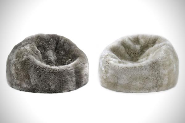 Fotel beanbag komfort kożuch