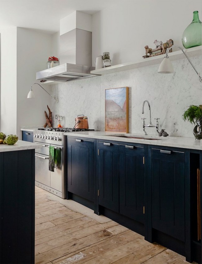 Скандинавски стил в интериора на кухнята