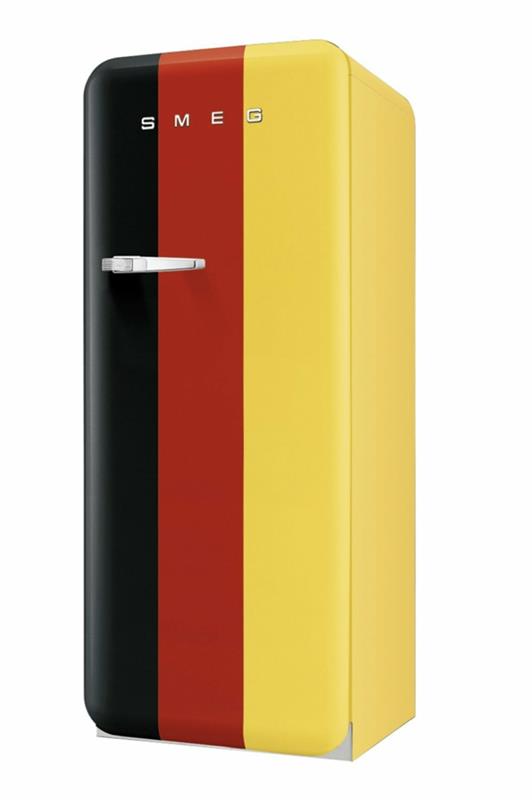 drapeau national allemand réfrigérateur smeg