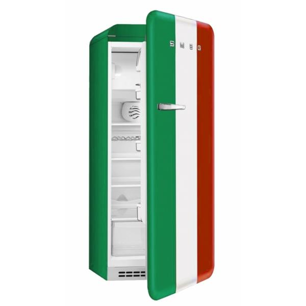 drapeau italien rétro réfrigérateur smeg