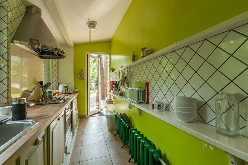 Комбинацията от цветове в интериора на кухнята - Топли комбинации