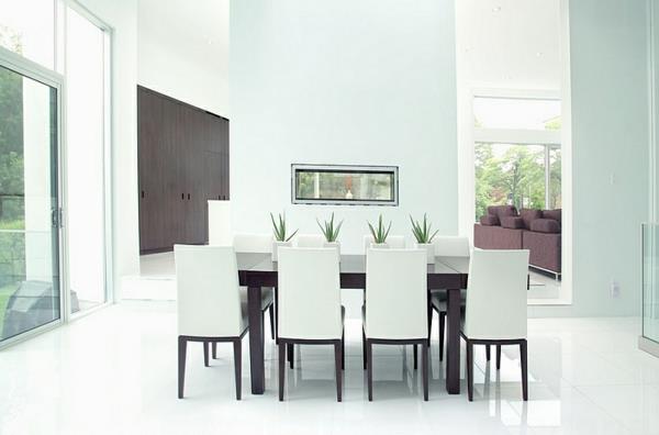 salle à manger salle à manger en mobilier minimaliste moderne blanc