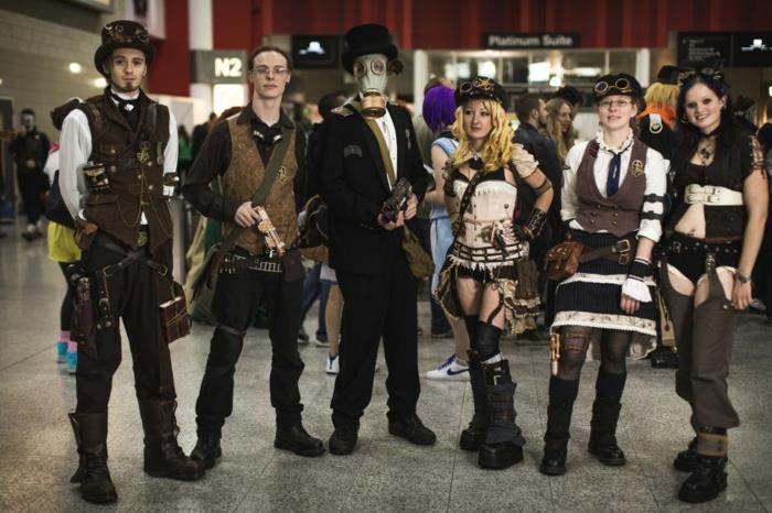 vêtements steampunk femmes hommes mode