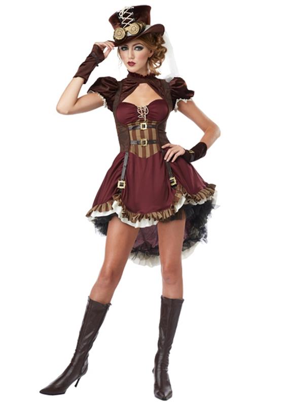 costume de dames de vêtements steampunk